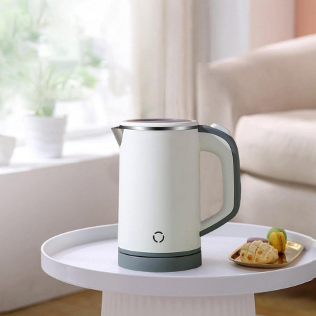 Yoyaxi Yoyaxi Heisswasserspender Mini-Reisewasserkocher aus Edelstahl, doppelwandig, Uberhitzungsschutz b Диспенсер для горячей воды Yoyaxi Мини-дорожный чайник из нержавеющей стали, с двойными стенками, защита от перегрева