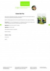 Krauterhaus Sanct Bernhardt Green Oat Tea, 500 г