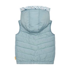 Steiff Weste Birds Twittering gesteppt mit Kapuze Outdoorwesten Vest Birds Twittering стеганые уличные жилеты с капюшоном