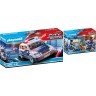 PLAYMOBIL PLAYMOBIL 2er Set: 6873 Polizei-Einsatzwagen + 6878 Polizei-Strassensperre Набор PLAYMOBIL из 2 предметов: полицейская машина 6873 + полицейский блокпост 6878.