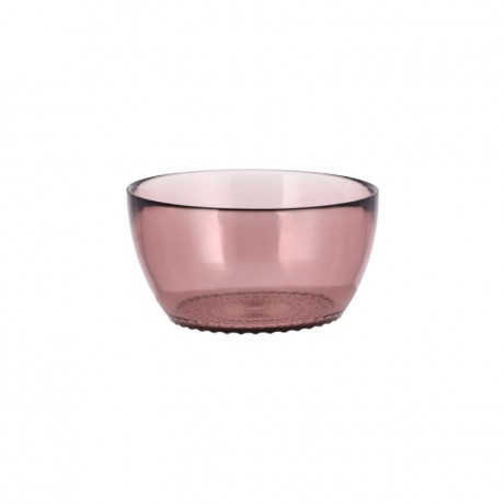 Bitz Bitz Kusintha - Glas pink Schale d: 12 cm / h: 6 cm Bitz Kusintha - чаша стеклянная розовая д: 12 см / в: 6 см