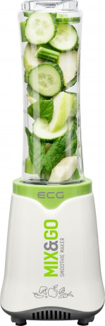 ECG ECG Smoothie-Maker SM 3510, 350 W, Rotierendes Edelstahlmesser, Abnehmbare Klingen  ECG Smoothie Maker SM 3510, 350 Вт, вращающийся нож из нержавеющей стали, съемные лезвия