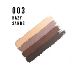 Max Factor Тени для век Colour X-Pert Soft Touch, 4 цвета, кремово-пудровые, оттенок 003 Hazy Sands, 7 г