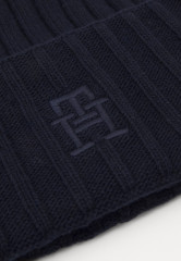 Tommy Hilfiger ICONIC BEANIE Beanie space blue ICONIC BEANIE Шапочка космический синий