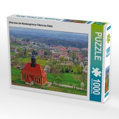 CALVENDO Puzzle CALVENDO Puzzle Blick uber die Weinbergkirche Pillnitz ins Elbtal Пазл CALVENDO Puzzle Вид на виноградник церкви Пильниц в долину Эльбы
