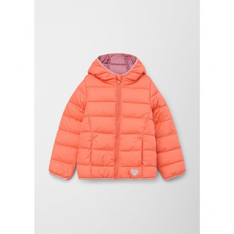 s.Oliver Steppjacke mit Glitzerdetails Outdoorjacken fur Madchen Стеганая куртка с блестящими деталями Уличные куртки для девочек