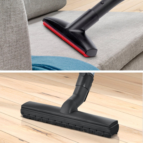 BOSCH BOSCH Bodenstaubsauger BGC41XSIL, Serie 6, schwarz, 700 W, beutellos, extra leise (68 dB), langes Kabel  Канистровый пылесос BOSCH BGC41XSIL, серия 6, черный, 700 Вт, без мешка, очень тихий (68 дБ), длинный кабель