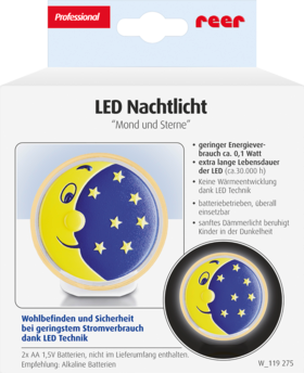 Reer LED осветитель -Ночник "Mond и sterne", 1 шт