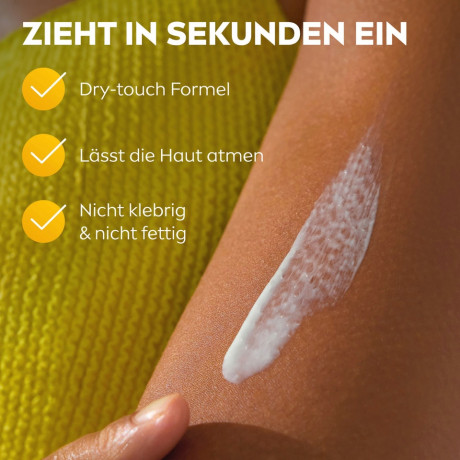 NIVEA SUN Schutz & Pflege Invisible Finish Sonnencreme LSF 50, 150 ml, Нивеа Солнцезащитный крем, SPF 50, невидимое покрытие, без белых следов, 150 мл