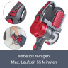 Juskys Juskys Akku-Handstaubsauger VAC100 Pro, 150 W, HEPA-Filter, Grobfilter und Staubbehalter Blau Беспроводной ручной пылесос Juskys VAC100 Pro, 150 Вт, HEPA-фильтр, фильтр грубой очистки и пылесборник