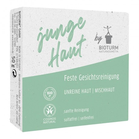 Bioturm Nr.140 Junge Haut Feste Gesichtsreinigung 50g  No.140 Young Skin Очищение лица упругое 50г