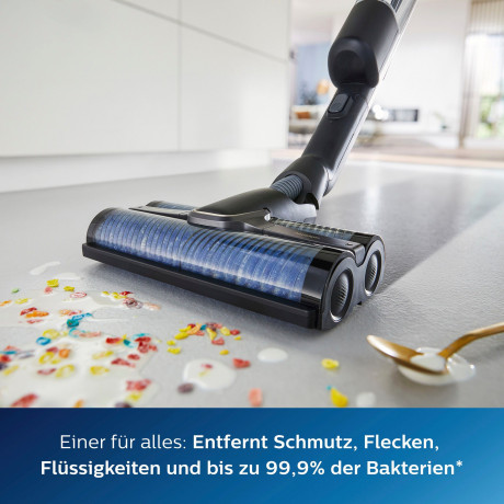 Philips Philips Nass-Trocken-Akkusauger AquaTrio Cordless 9000 Series XW9383/01, 3-in-1 Saugen und Wischen in einem Zug Беспроводной пылесос Philips для влажной и сухой уборки AquaTrio Cordless 9000 Series XW9383/01, уборка и мытье полов 3-в-1 за один ра