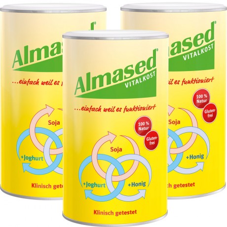 Almased (Алмасед) Vital-Pflanzen-Eiweisskost 3er Pack 3X500 г