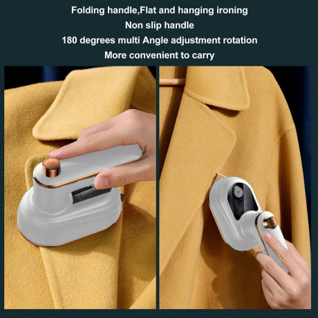 AUKUU AUKUU Dampfbugeleisen Dampfbugeleisen Mini-Bugelmaschine mit drehbarem klappbarem Griff  AUKUU паровой утюг провой утюг мини-гладильная машина с вращающейся складной ручкой