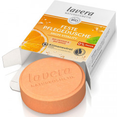 LAVERA Feste Pflegedusche High Vitality, 50 g, Лавера Твёрдый гель для душа бодрящий, био-апельсин и био-мята, 50 г