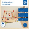 bieco Holz Spieltrapez Spielbogen fur Babys Figuren Rasseln Kugeln Hohenverstellbar Spielbogen Деревянная игровая арка-трапеция для малышей