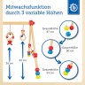 bieco Holz Spieltrapez Spielbogen fur Babys Figuren Rasseln Kugeln Hohenverstellbar Spielbogen Деревянная игровая арка-трапеция для малышей