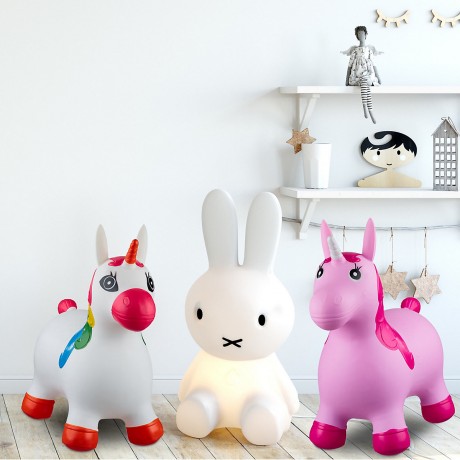 relaxdays Hupftier Einhorn Копытное животное единорог