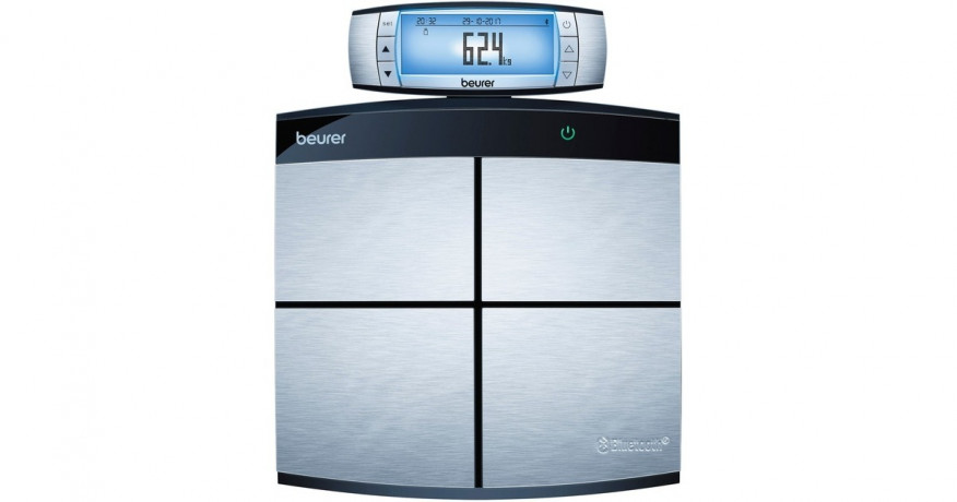 Beurer Beurer Korperanalysewaage BF 105 Body Complete edelstahl (geburstet)/schwarz edelstahl (geburstet)/schwarz Весы для анализа кузова Beurer BF 105 Body Complete, нержавеющая сталь (матовая)/черный