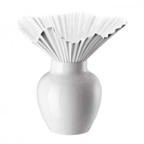 Rosenthal studio-line Rosenthal studio-line Falda Vase Weiss glasiert 27 cm Rosenthal studio-line Falda ваза белая глазурь 27 см