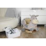 bieco Schaukelpferd Plusch Esel Schaukeltier 60 cm Baby Wippe Holz Spielzeug ab 9 M Schaukeltiere Лошадка-качалка плюшевый осел качалка 60 см детские качели деревянная игрушка от 9 м качалка животных
