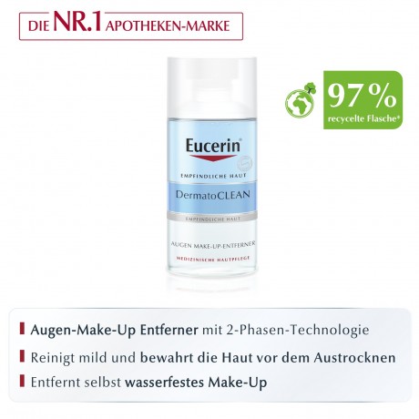 Eucerin DermatoCLEAN Augen Make-up Entferner Средство для снятия макияжа с глаз DermatoCLEAN