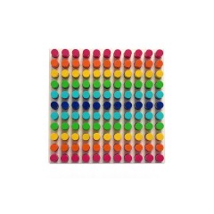 HESS Holzspielzeug Farbensteckspiel mit 121 Teilen Деревянная игрушка-игра на подбор цветов