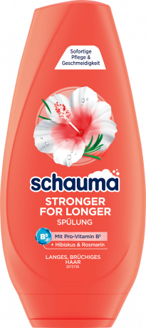 Schauma Conditioner Stronger for Longer, 250 ml, Schauma укрепляющий кондиционер Stronger for Longer с гибискусом, розмарином и провитамином B5, 250 мл