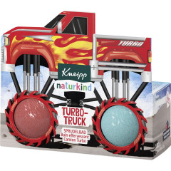 Kneipp naturkind Turbo-Truck Sprudelbad, 100 g, Kneipp детские шипучие бомбочки для ванны «Турбо-грузовик», 100 г