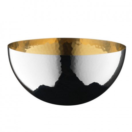 Robbe & Berking Robbe & Berking Martele Bar-Kollektion - 90 g versilbert Schale glatter Rand innen vergoldet 12 cm Robbe & Berking Martele Bar Collection - 90 г посеребренная чаша с гладкими краями и позолотой внутри, 12 см