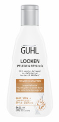 Guhl Locken Pflege &amp; Styling Primer Shampoo, 250 ml, Guhl шампунь-праймер для вьющихся волос с алоэ вера, маслом льна, оливы и миндаля, 250 мл