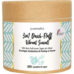 puremetics Salzpeeling Vibrant Seasalt No13 3in1 Dusch-Fluff  Солевой пилинг Vibrant Seasalt No13 пух для душа 3в1
