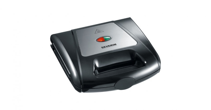 Severin Severin 3in1 Sandwich-Toaster SA 2968, Sandwichmaker schwarz/edelstahl, 1.000 Watt, mit 3 Platten-Sets  schwarz/edelstahl Тостер для сэндвичей Severin 3в1 SA 2968, сэндвичница черный/нержавеющая сталь, 1000 Вт, с набором 3 пластин