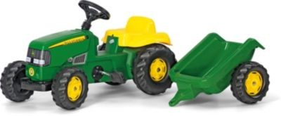 Rolly Toys ROLLY TOYS Rolly Kid Trettraktor John Deere mit Anhanger ROLLY TOYS Педальный трактор Rolly Kid John Deere с прицепом