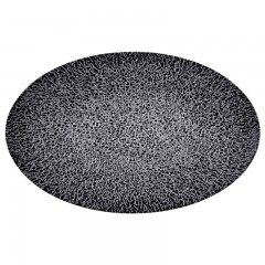 Seltmann Weiden Seltmann Weiden Life Molecule Phantom Black Servierplatte oval 40x26 cm Seltmann Weiden Life Molecule Phantom Сервировочная тарелка овальная черная 40x26 см