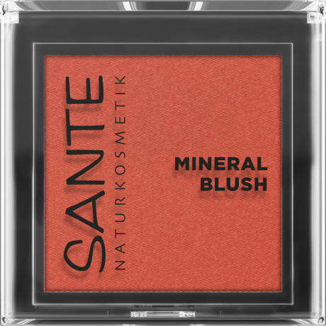 SANTE Mineral Blush 02 Peach, 5 g, Санте Минеральные румяна Mineral Blush, оттенок 02 Peach (персиковый), 5 г