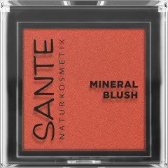 SANTE Mineral Blush 02 Peach, 5 g, Санте Минеральные румяна Mineral Blush, оттенок 02 Peach (персиковый), 5 г