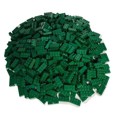 LEGO LEGO 2x4 Steine Dunkelgrun - 50 Stuck - Darkgreen bricks 3001 Кирпичи LEGO 2x4 темно-зеленые - 50 штук - Темно-зеленые кирпичи 3001