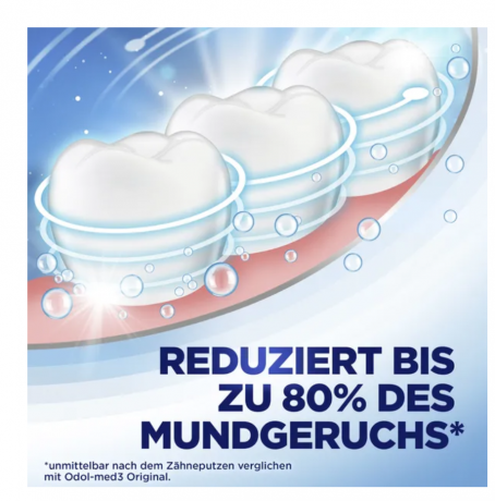 Odol med3 All in One Rundumschutz Atemfrische Zahncreme Универсальная зубная паста для комплексной защиты и освежения дыхания 75мл