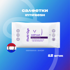 Multi-gyn Intifresh Tucher Мульти-гин Интифреш Салфетки для интимной гигиены, 12 шт.