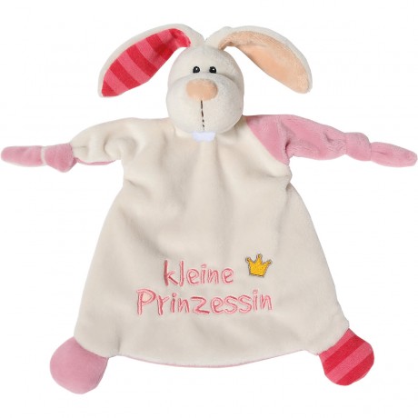 NICI Schmusetuch Hase kleine Prinzessin 25x25cm fur Babys (40042) Одеяло зайчик маленькая принцесса 25х25см для малышей (40042)
