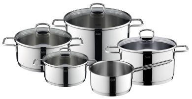 Silit Silit Topfset 5-tlg. ALICANTE silber Набор горшков силит, 5 шт. АЛИКАНТЕ