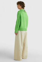 Tommy Hilfiger ZIP-THRU RELAXED  Cardigan spring lime ZIP THRU RELAXED Кардиган весенняя известь