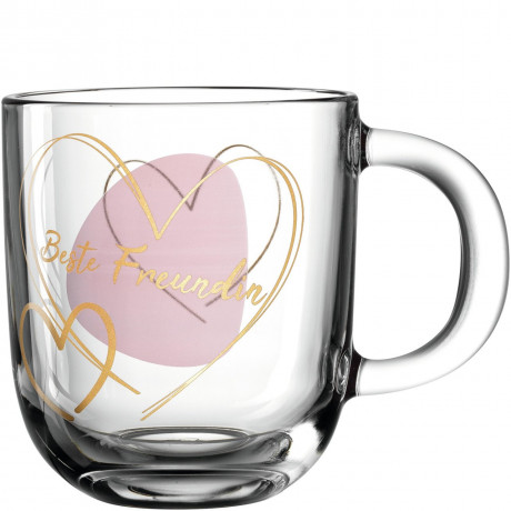 Leonardo Leonardo Geschenktasse Beste Freundin EMOZIONE rosa Подарочный кубок Леонардо лучший друг EMOZIONE