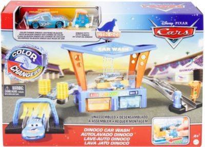 Mattel Disney Pixar Cars Farbwechsel Dinoco Autowaschanlage Spielset Игровой набор Disney Pixar Cars, меняющий цвет Dinoco Car Wash