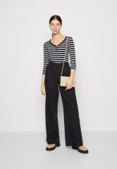 Tommy Hilfiger SLIM Long sleeved top brenton/white/desert sky SLIM Топ с длинными рукавами Брентон/белый/небо пустыни