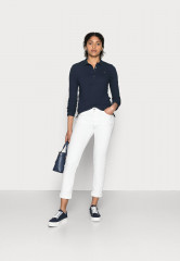 Tommy Hilfiger HERITAGE LONG SLEEVE SLIM  Polo shirt midnight HERITAGE LONG SLEEVE SLIM Рубашка поло полночь