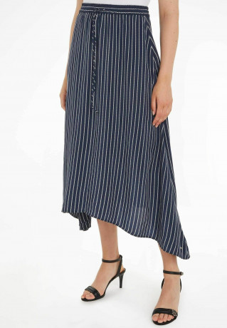Tommy Hilfiger ROPE STP  A-line skirt blau  ROPE STP Юбка А-силуэта синий