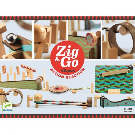 DJECO Zig Go 5644- 48 Teile Zig Go 5644