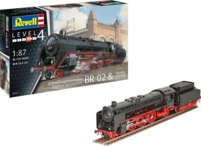 Revell Schnellzuglokomotive BR 02 Tender 22T30 Локомотив экспресс БР 02 тендер 22Т30